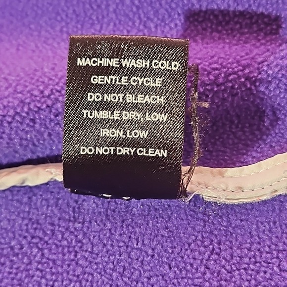 Sims Snowboarding Vest Large Purple Hooded Fleece Ski - Picture 9 of 10